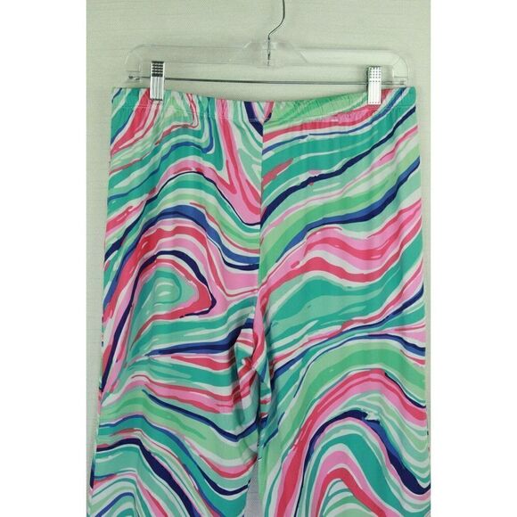 Viv & Lou Pants Elastic Waist Pull On Mod Hippie Colorful Womens S/M - Picture 3 of 5